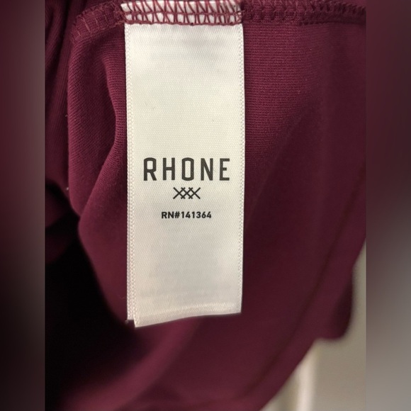 Rhone Session Quarter-Zip Pullover in Grape Wine, Size M - Picture 4 of 6
